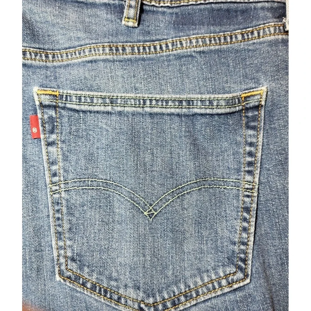 VTG Levi Mens Red‎ Tab Mid Wash 5 Pkt Jean 70's 80's Grunge Size 46X30